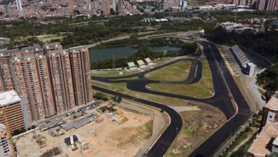 Central Park (Bello, Antoquia). Vista aérea