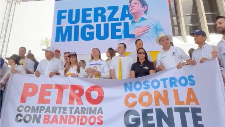 Segundo tarimazo en La Alpujarra, Medellín
